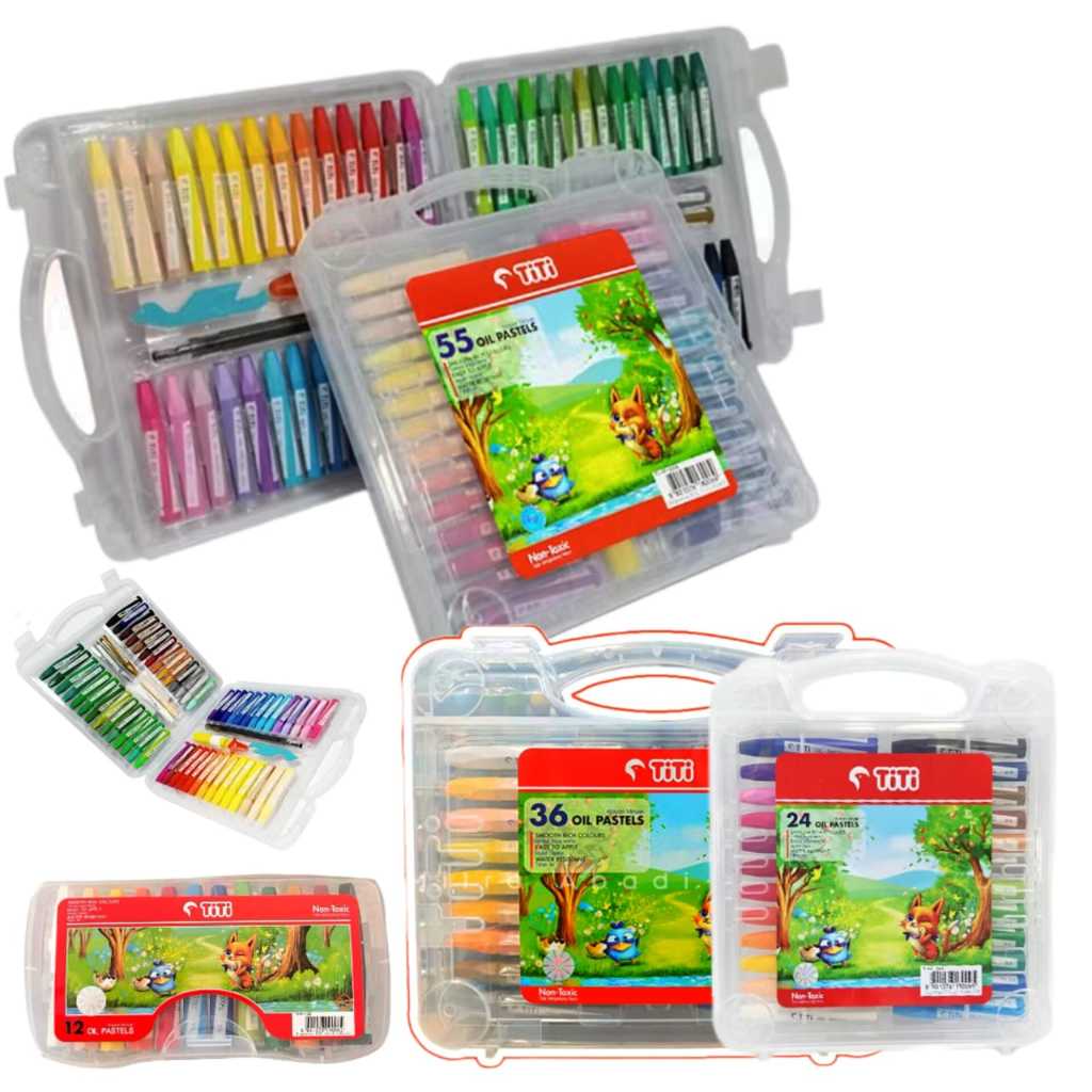 

Oil Pastels TiTi 12/24/36/55 / Krayon Minyak Titi Warna