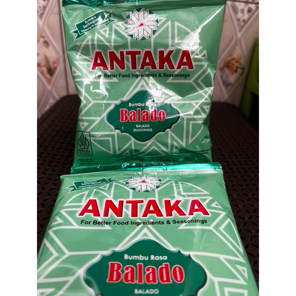 

Antaka Bumbu Tabur Instant Serbaguna rencengan rasa Balado dan Jagung manis