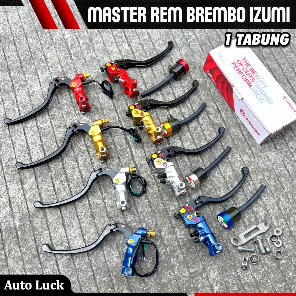 Set Handle Master Rem izumi 1 Tabung Brembo Universal motor Kopling Matic bebek Sport Moge dll xabre