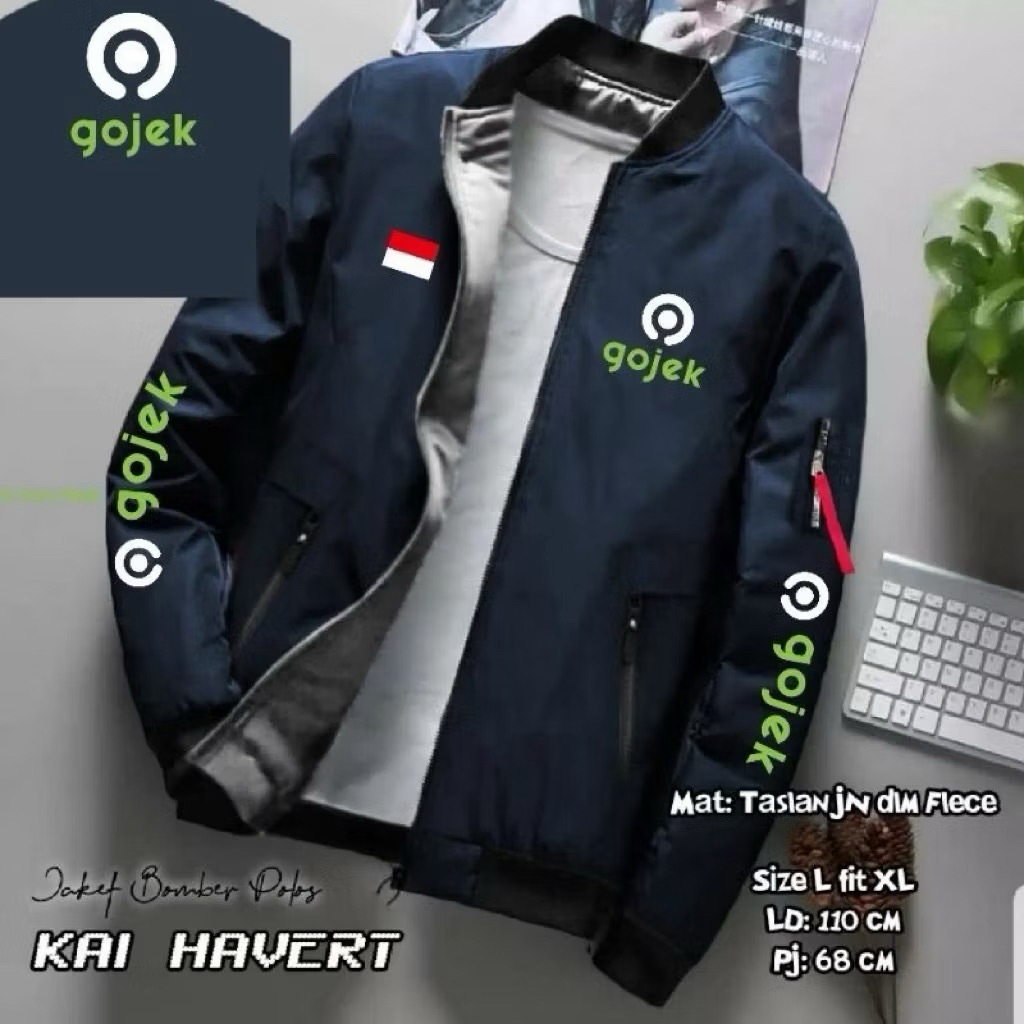 JAKET BOLAK BALIK GOJEK