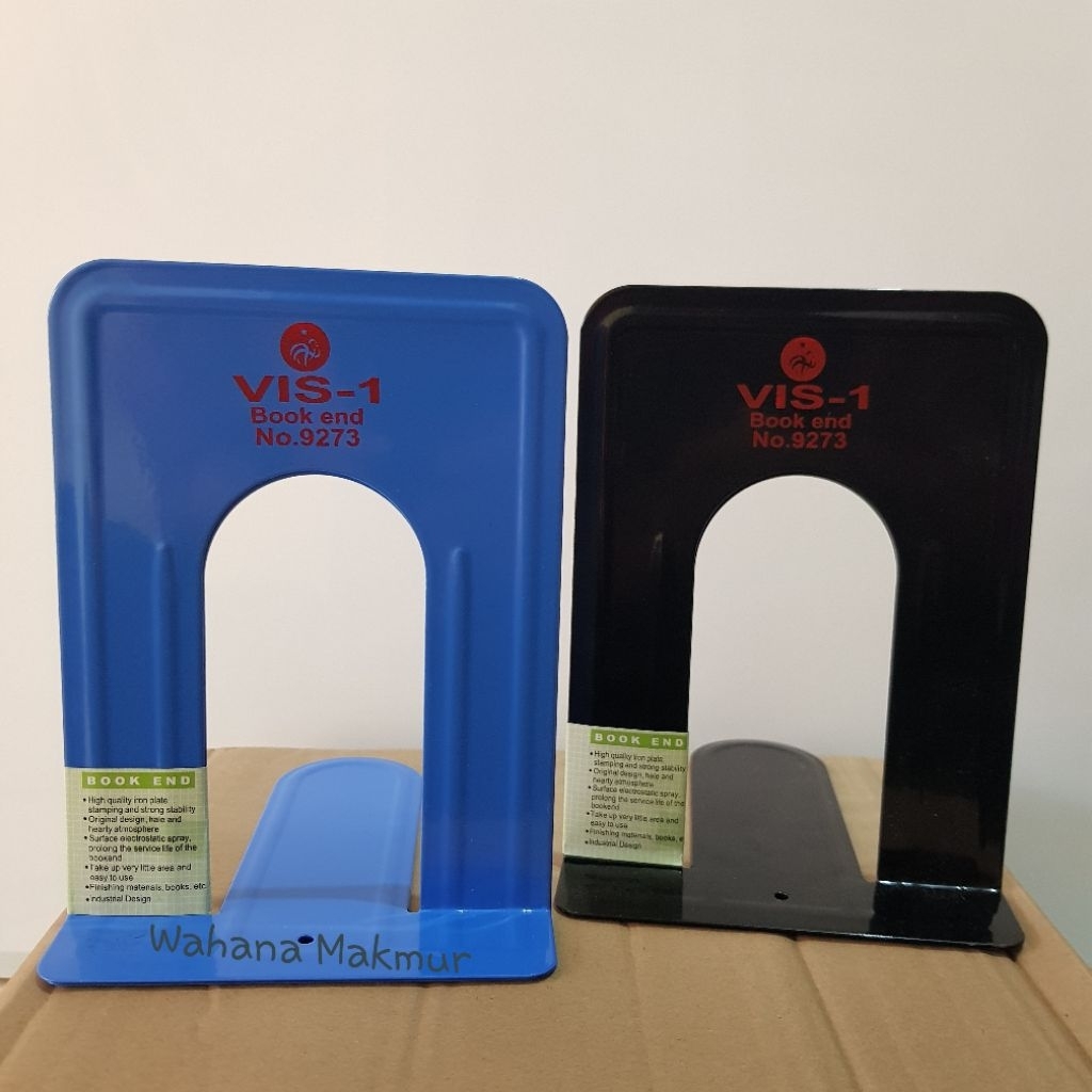 

Standar buku/ Pembatas buku besi/ Sandaran buku SET/ Book stand polos