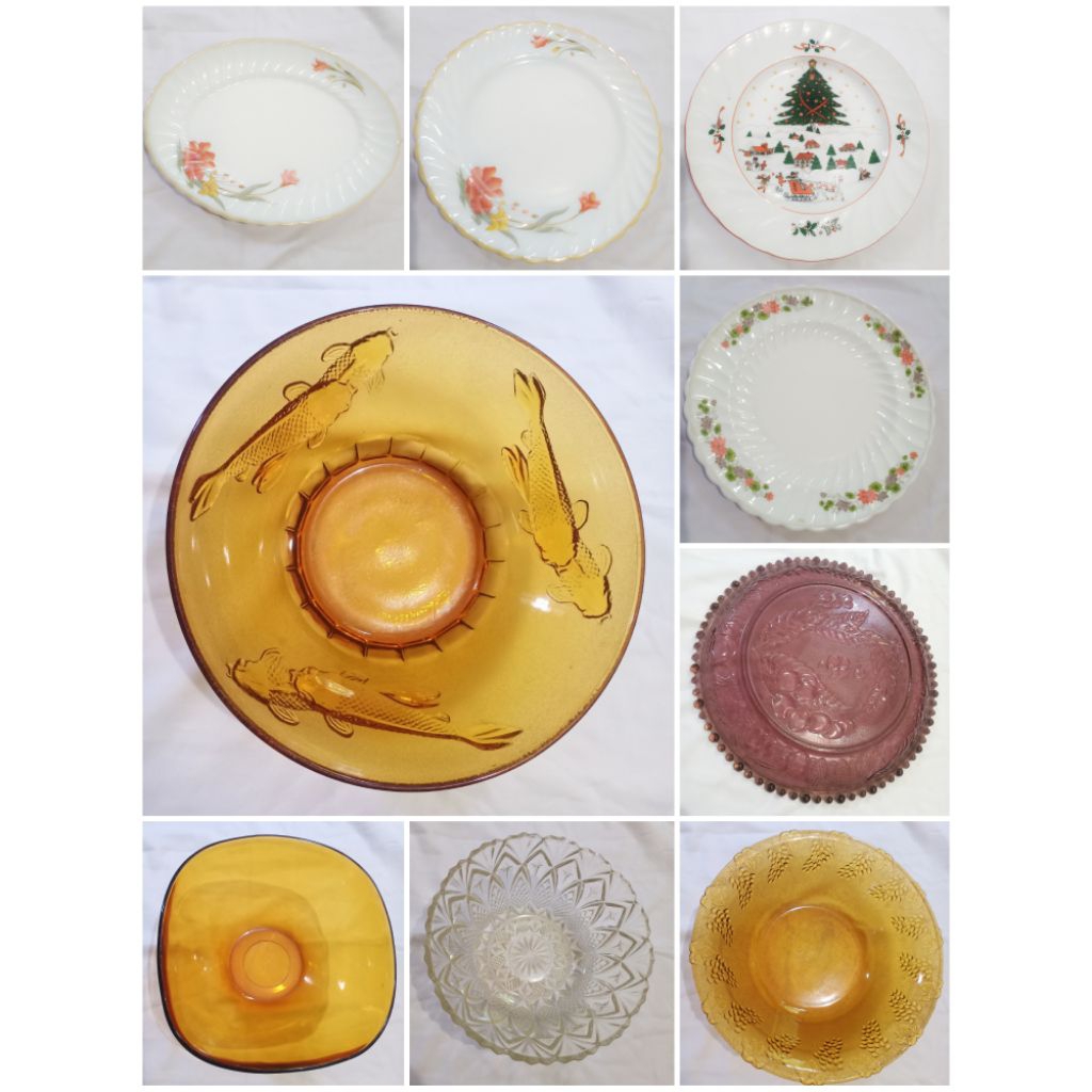 Piring Mangkok Saji Preloved