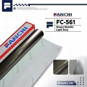 Sticker skotlet FANCHI FC561 Glossy Metallic Candy Light Grey 152cm