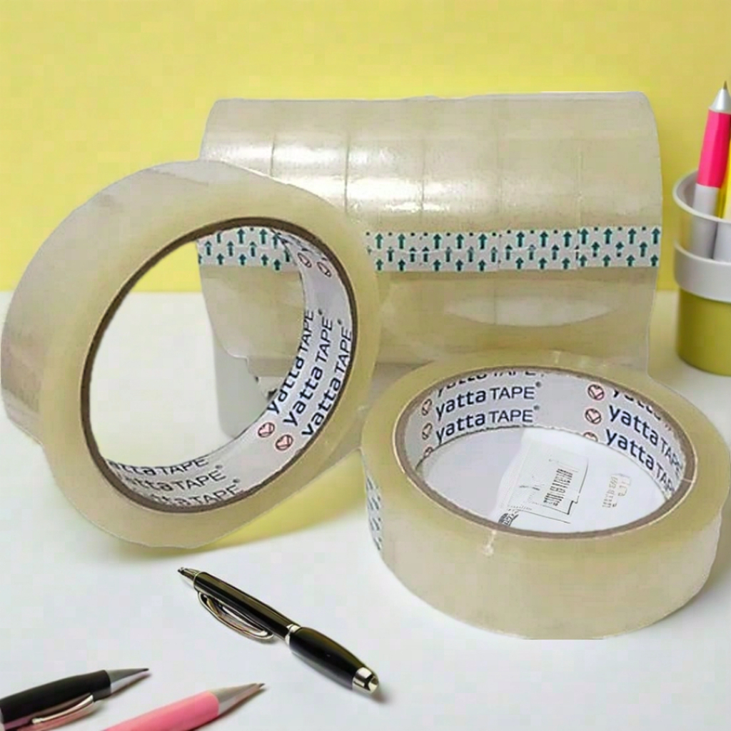 

Isolasi Yatta Sedang 24 mm x 72 yard (Slop Isi 6 Roll)