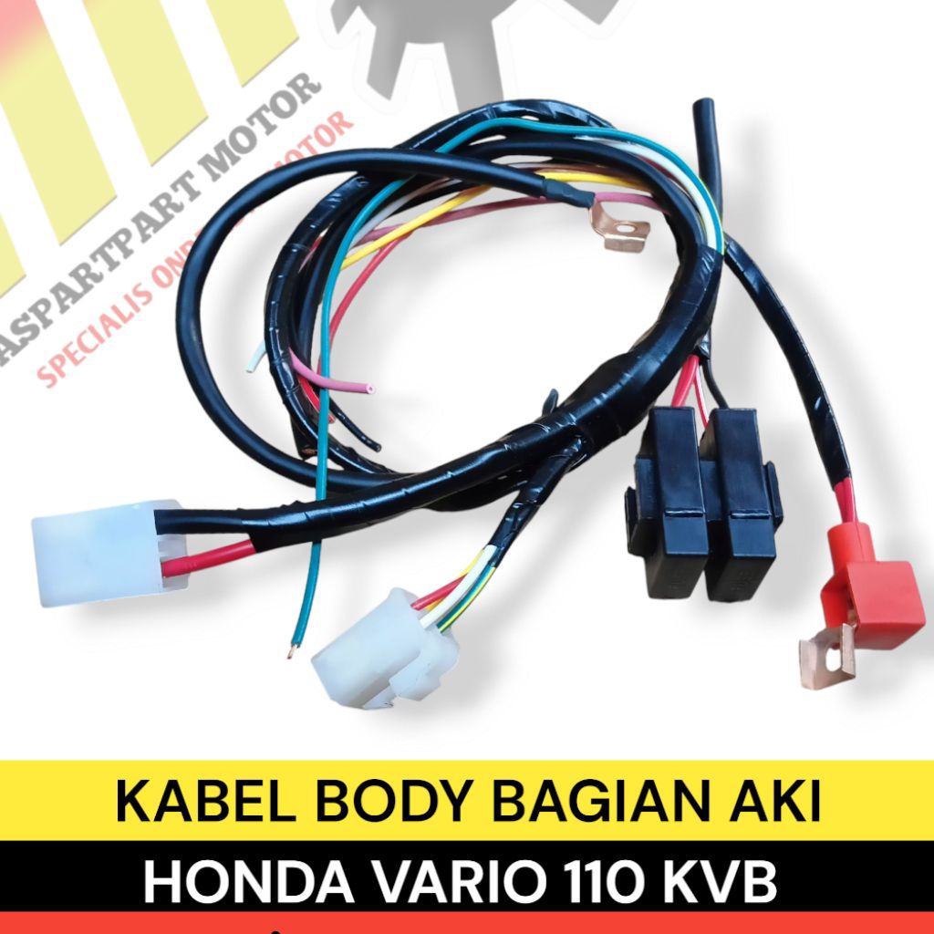KABEL AKI KOMPLIT/KABEL BODI BAGIAN AKI HONDA VARIO 110 KVB KARBU VARIO TECHNO 110 FULLSET KABEL POS