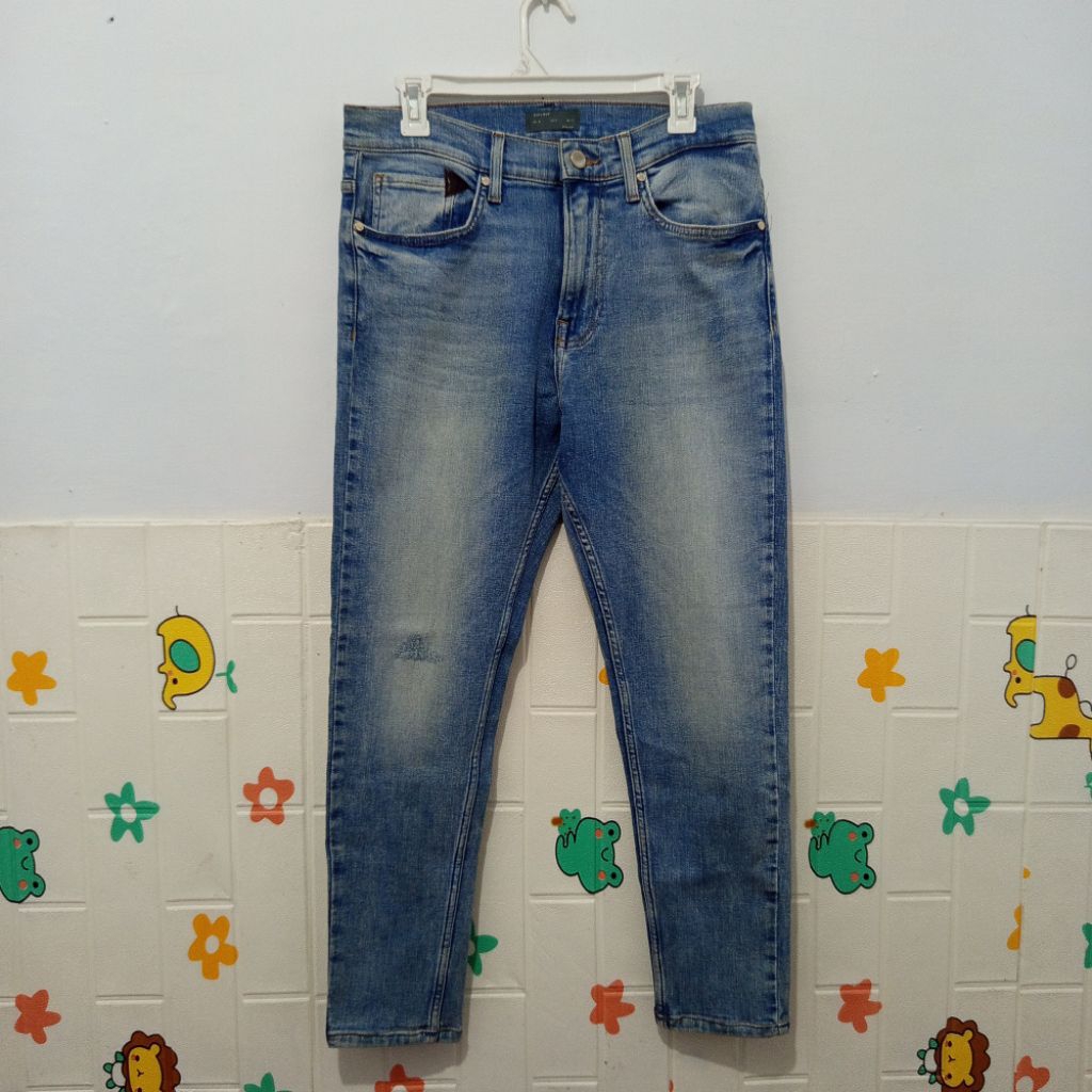 PRELOVED Celana jeans ripped Zara man size 31/32