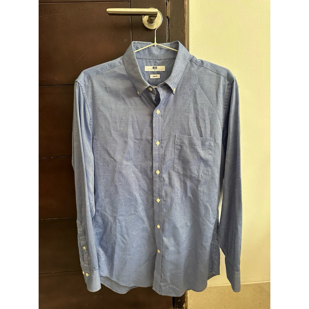 kemeja pria uniqlo PL Link Co