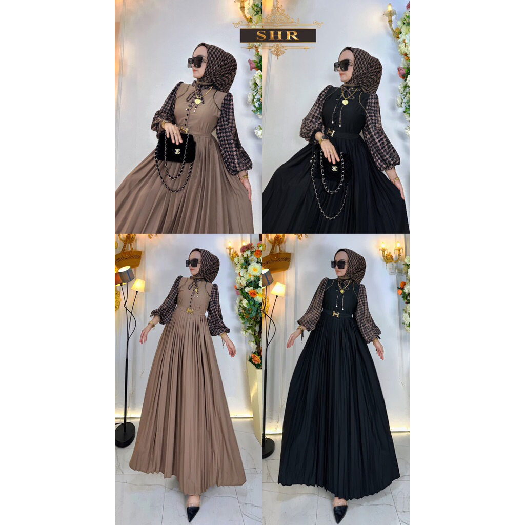 NEW READY GAMIS KURA  KURA HOUNDSTOOTH  MAXI WOLFIS SHR ORI TRENDY