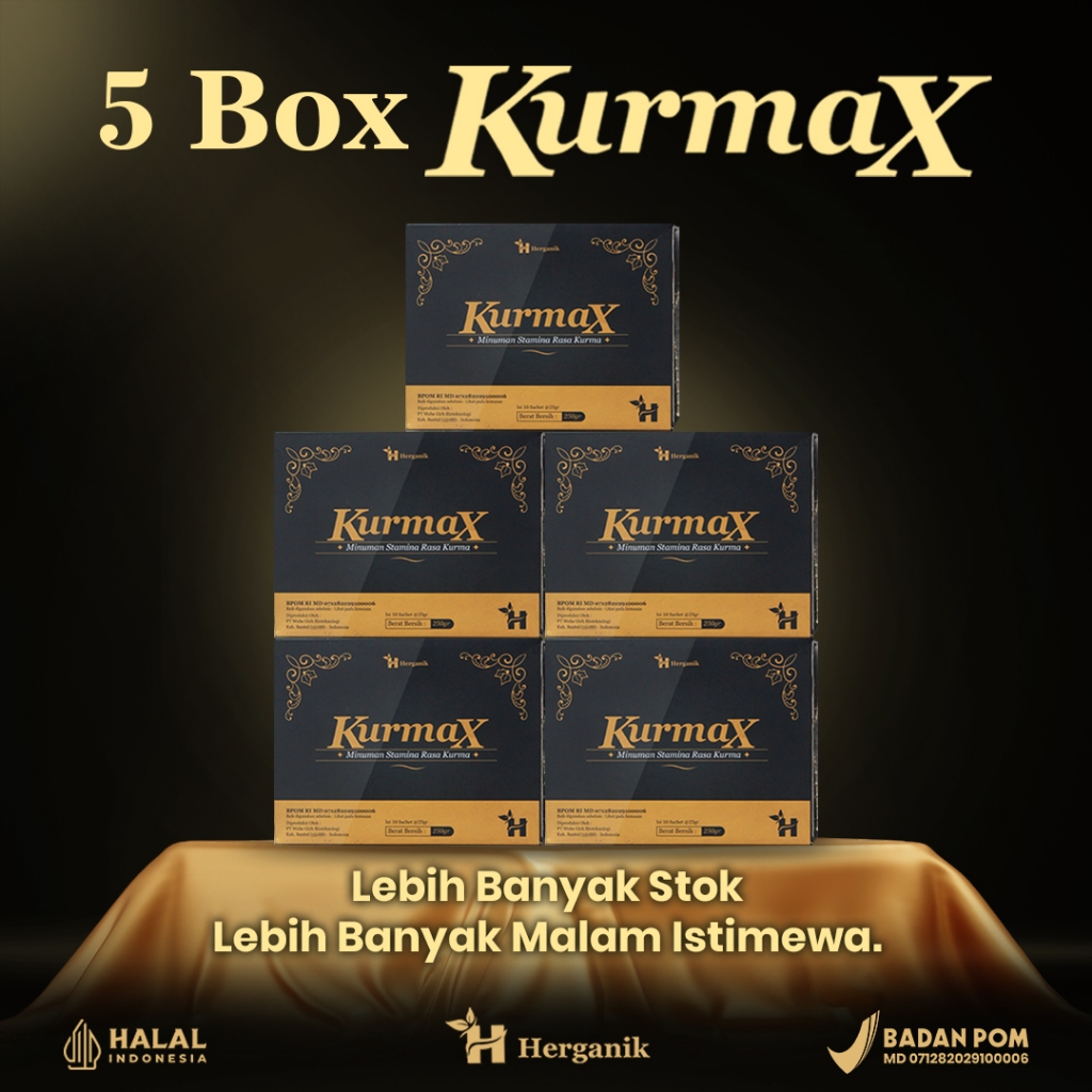 

Herganik Kurmax – Kopi Herbal Premium 5 Box isi 50 Sachet (Halal BPOM)