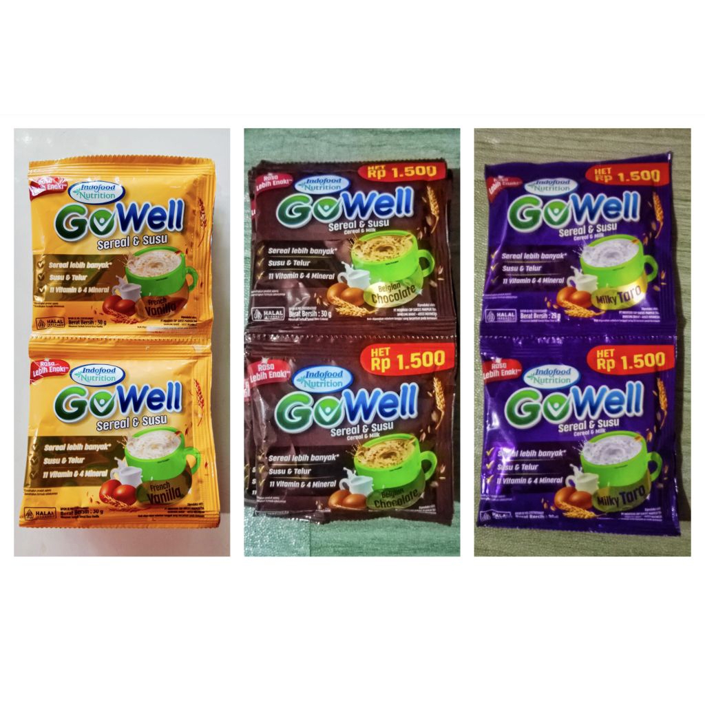 

Minuman Sereal Gowell Rasa Vanilla 10 Sachet