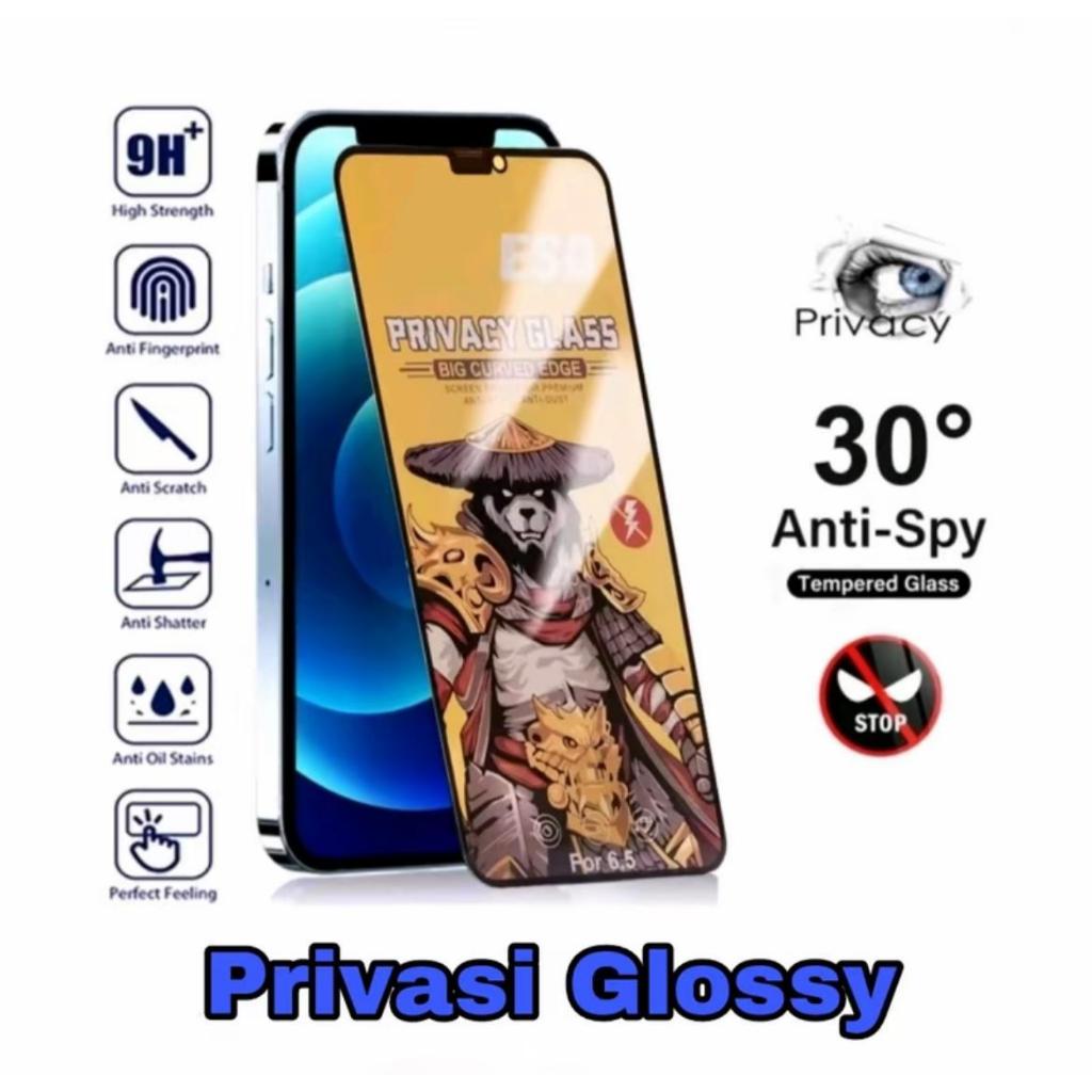 TG ANTI GORES SPY KACA HITAM ESD PANDA PRIVACY FOR RENO 2 2F 2Z 3 3PRO 4 4F 5 5PTO 6 6(5G) 7 7Z 7PRO