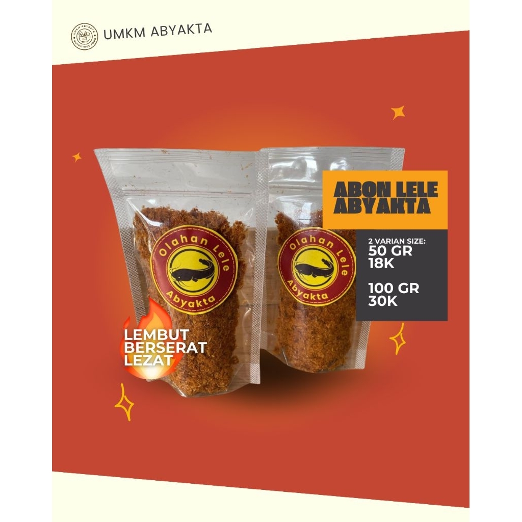 

Abon Lele Abyakta Murah Bergizi