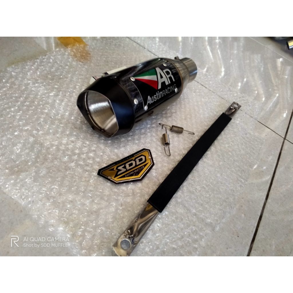 BASS ADEM Knalpot Racing Ninja 250 Fi Mono Z250 Z250SL R25 MT25 CBR150 CBR250 CB150R