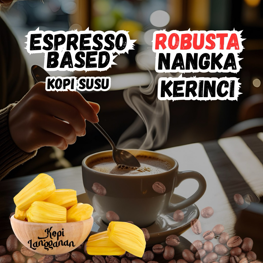 

HOUSE BLEND Espresso Es Kopi Susu Robusta Kerinci Rasa Nangka