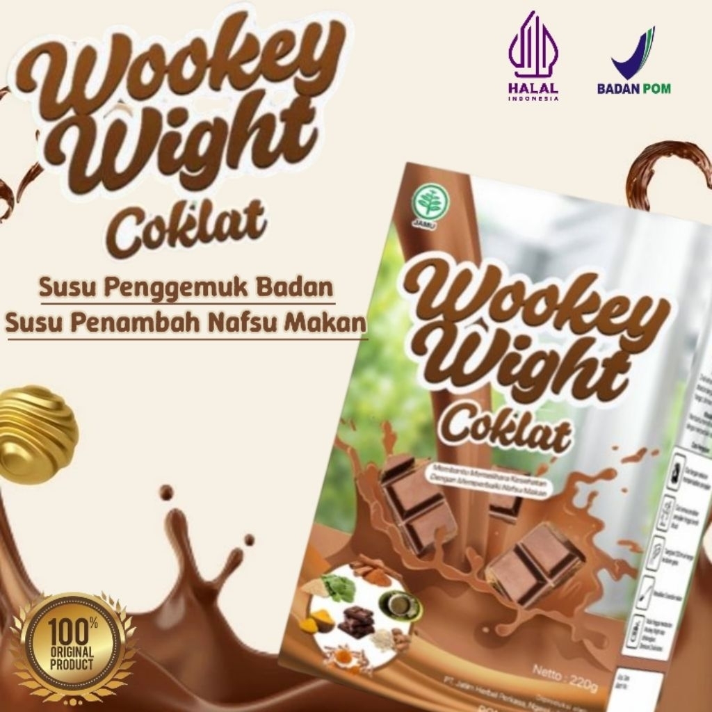 

TERBARU WOOKEY WEIGHT RASA COKLAT Susu Bernutrisi yang akan membantu menaikkan berat badan