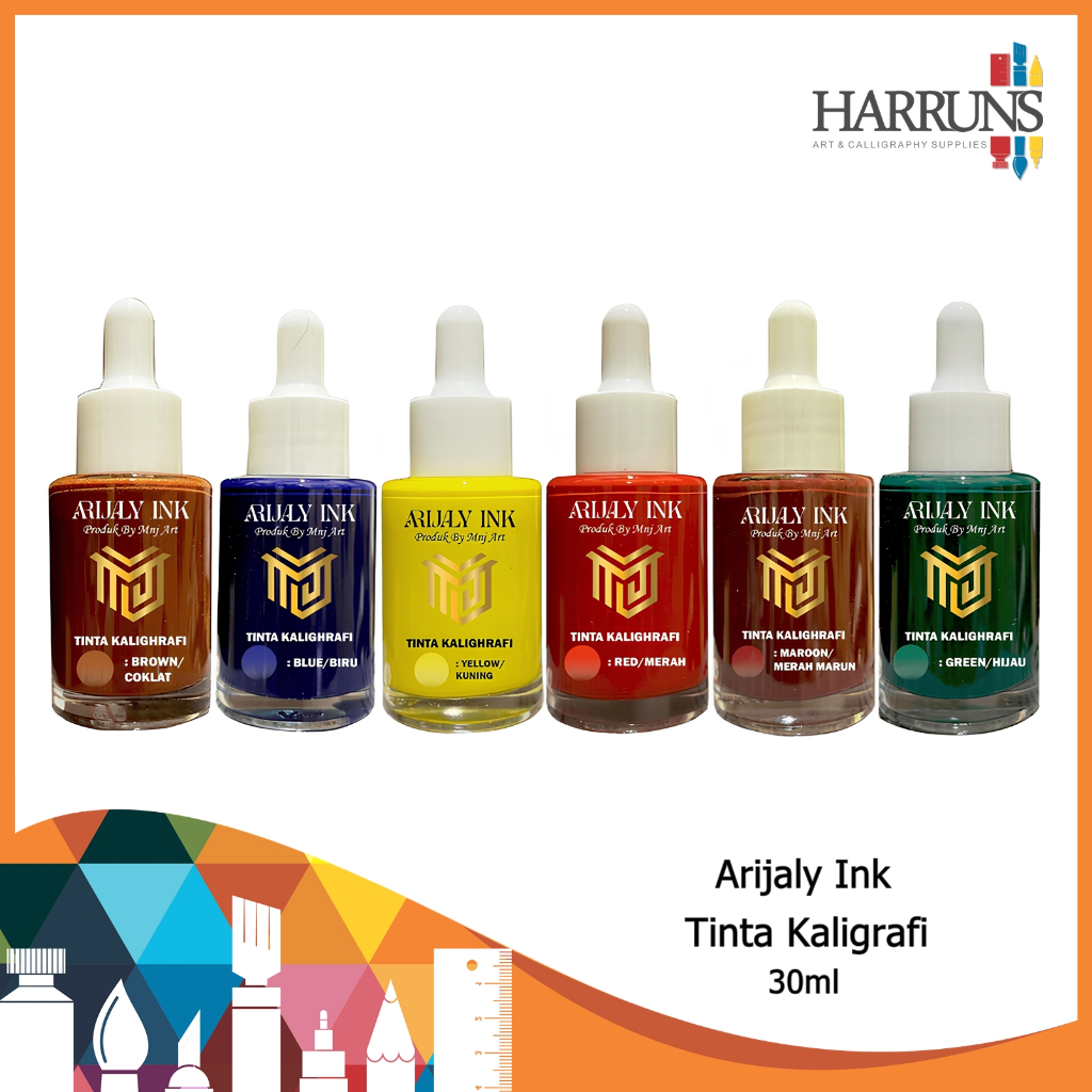 

Arijaly Ink / Tinta Kaligrafi / Tinta Kaligrafi Arijaly 30ml