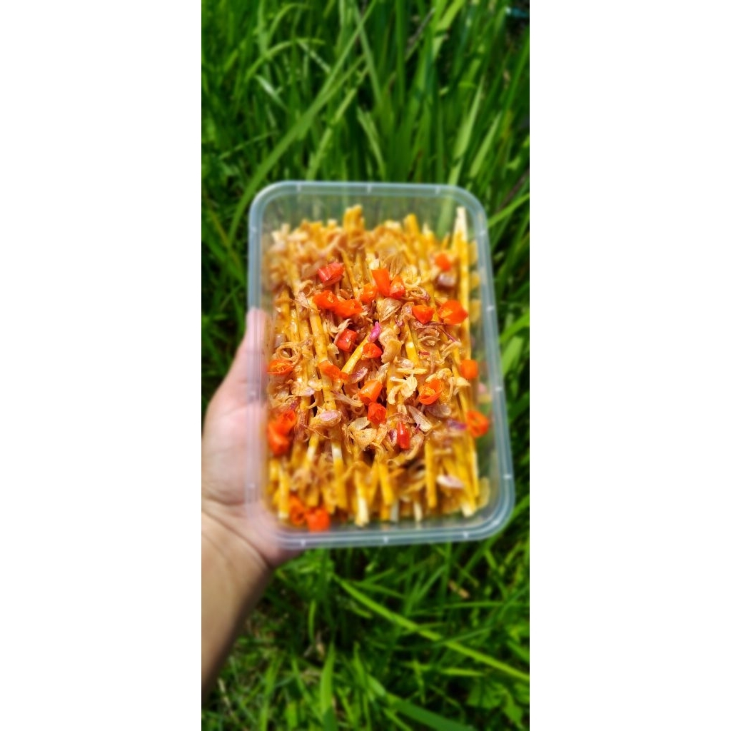 

Mie lidi Gabyur gepeng pedes asin gurih