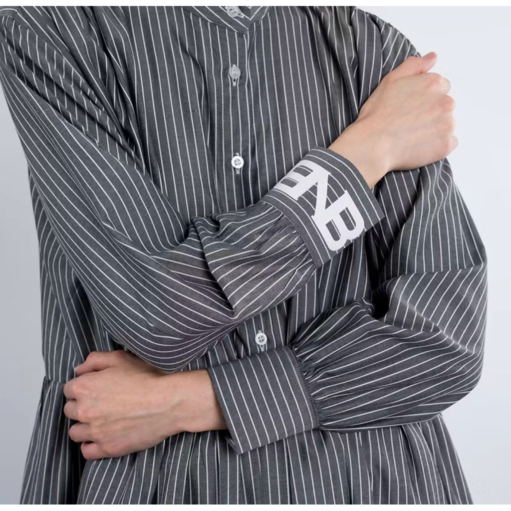 BNB by brand no brand dress Louisiana grey tunik wanita murah