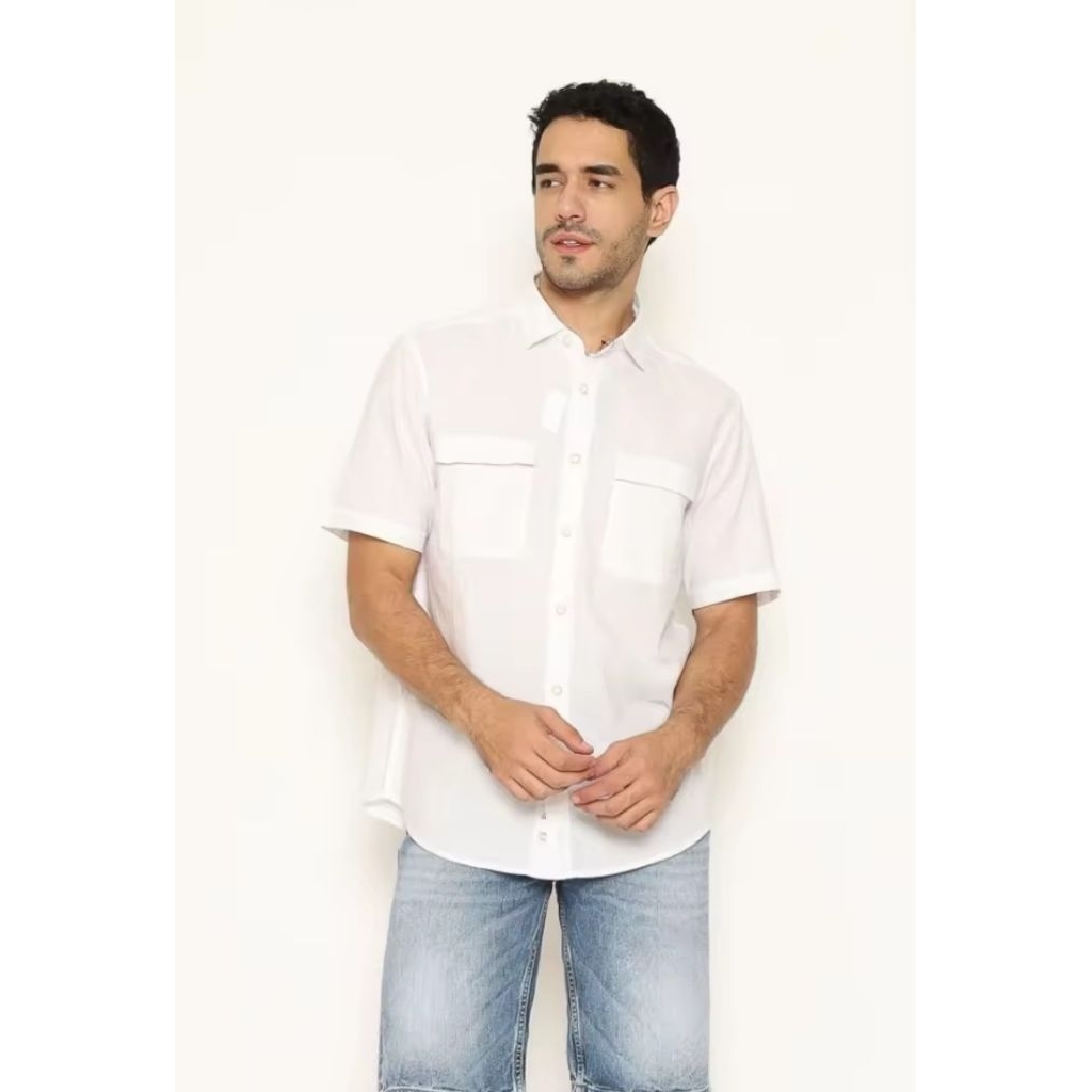 Kemeja Pria Original Lois KLS315 / KLSR525 Putih