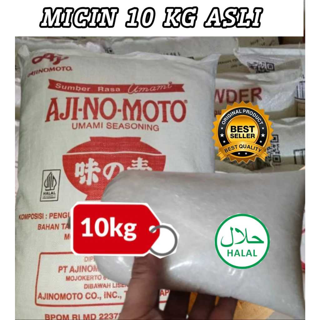 

Paket Hemat Ajinomoto 10 Kg Penyedap Rasa Gurih