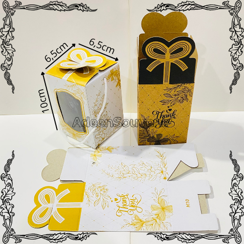 

( 50 PCS ) Box H10 Pendek Free Tali Kemasan Hadiah Souvenir