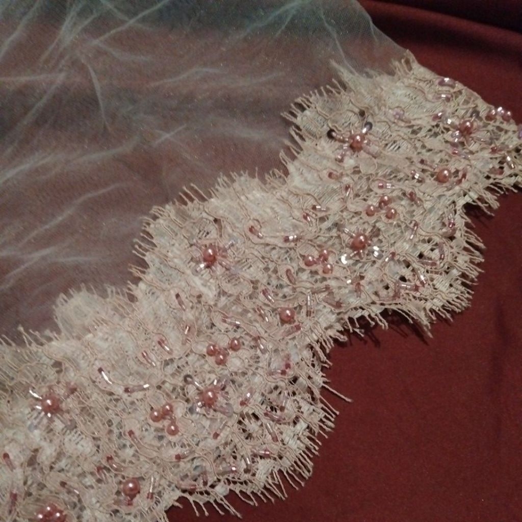 veil ibu pengantin payet premium