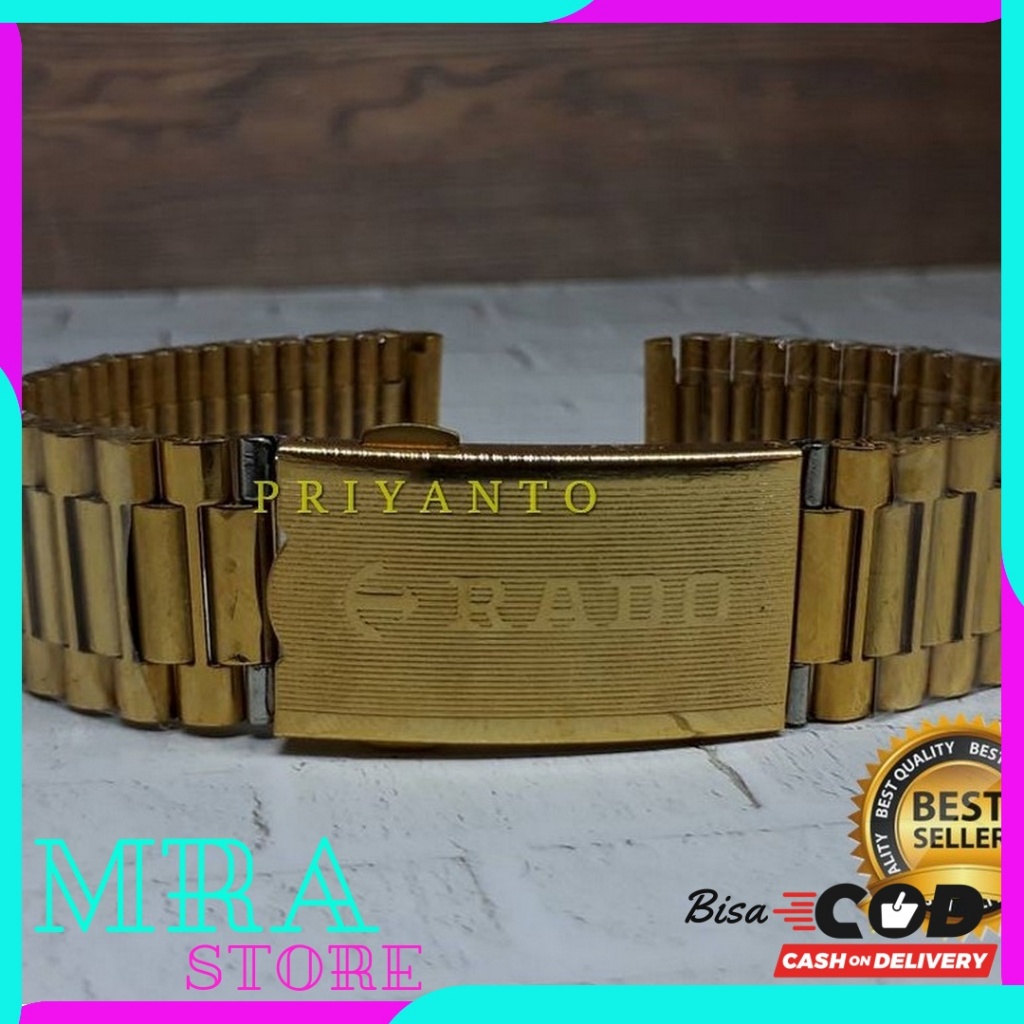Tali Jam tangan RANTAI STAINLESS RADO DIASTAR GOLD Premium