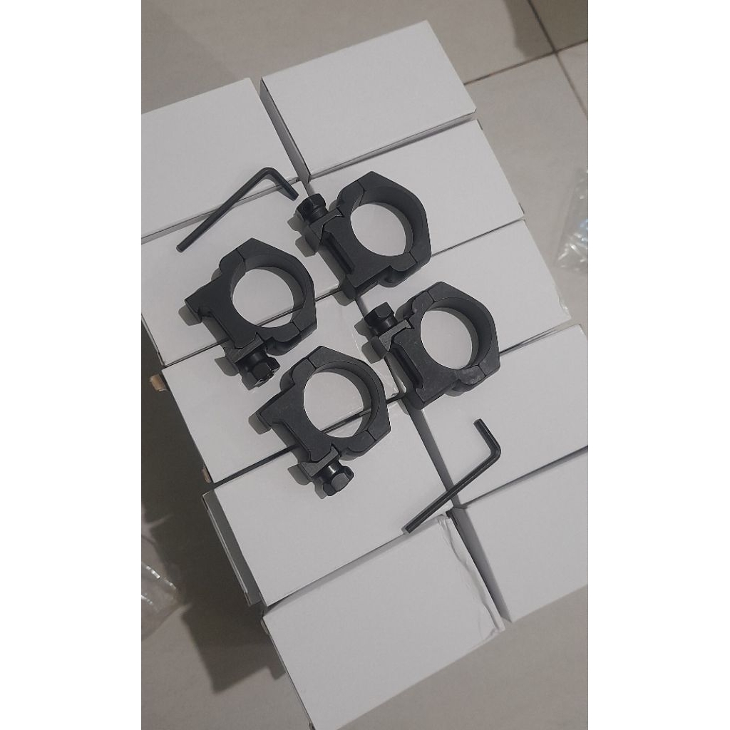 Mounting Teleskop Low Model Seperti Vector Tube 30 Rail 22 import