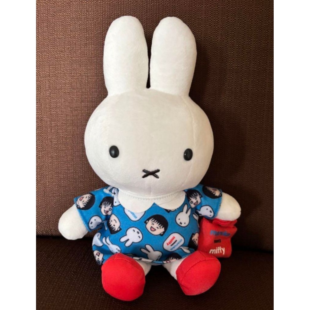 boneka miffy X maruko BARU new tag / boneka miffy belanda / boneka miffy tulip