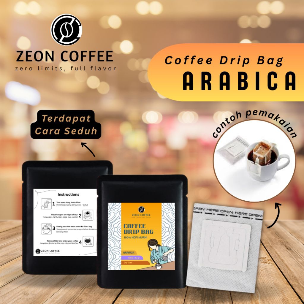 

Zeon Coffee Drip Bag - Arabica