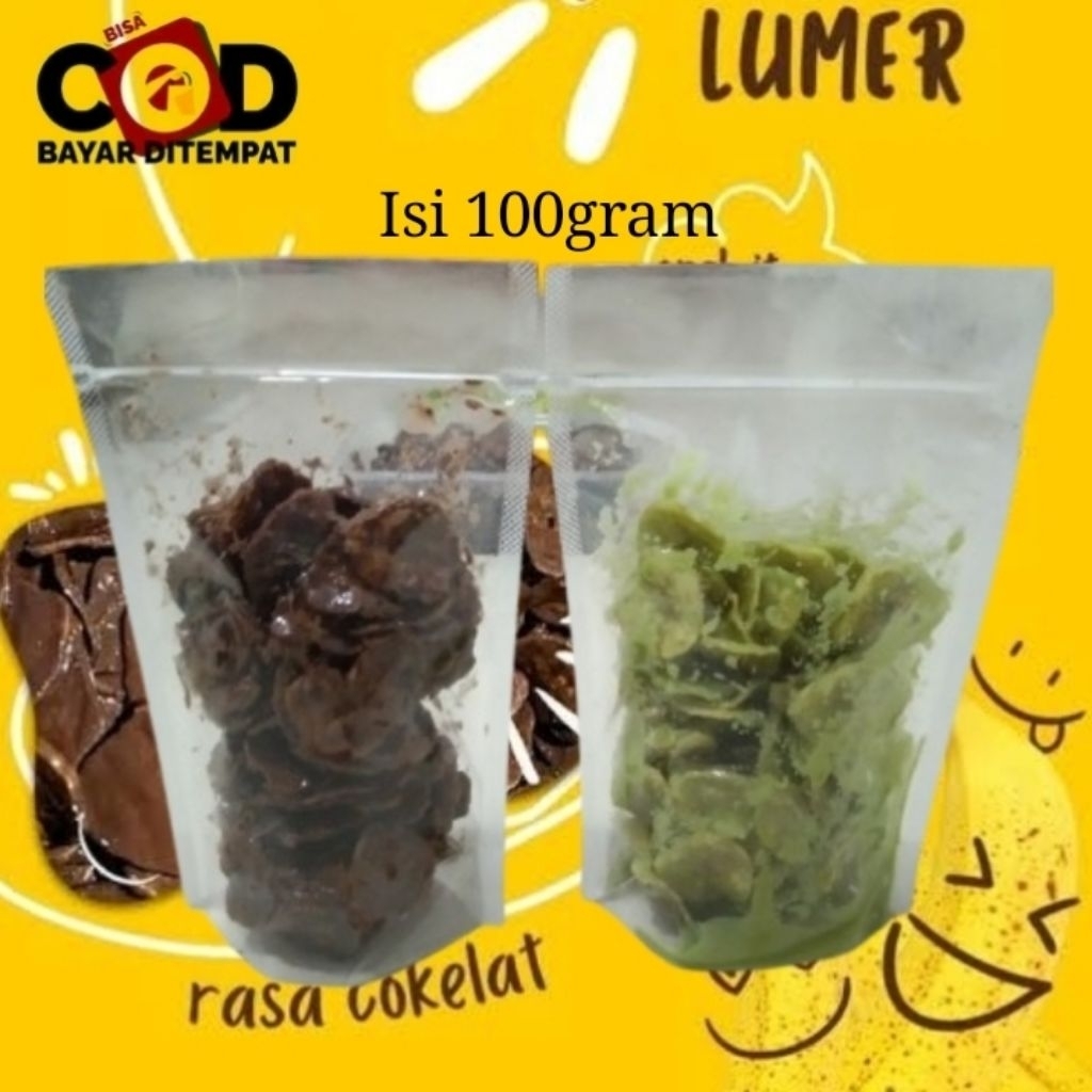 

keripik pisang coklat lumer varian rasa