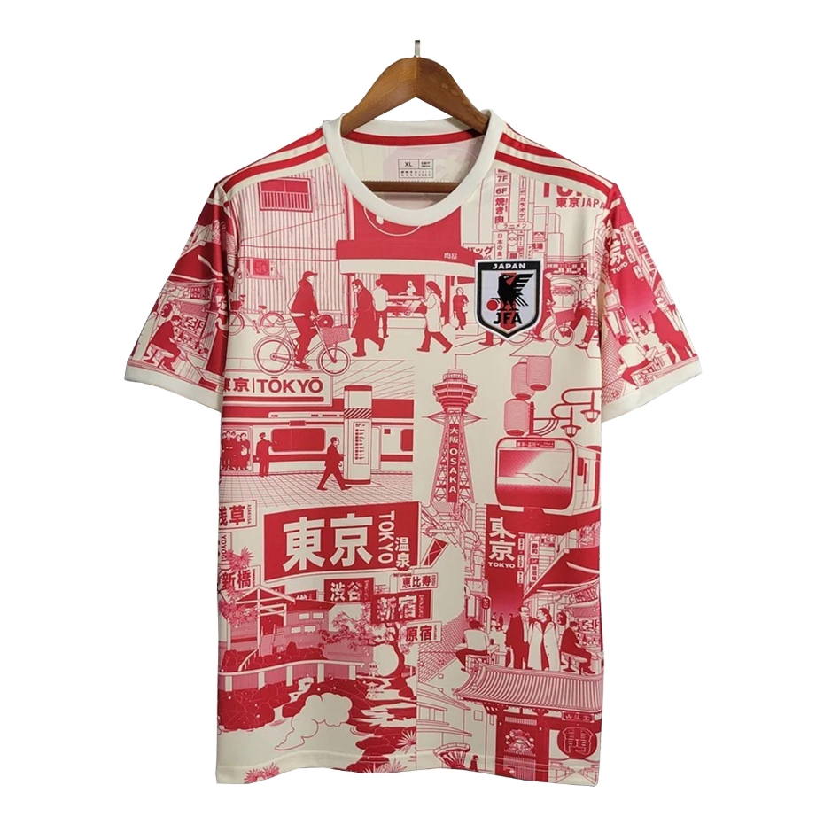 Jersey Special Edisi Jepang Urban Tokyo City Japan Sport Unisex 2023 White Pink GO High Quality
