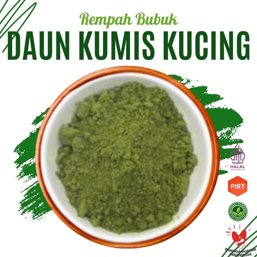 

Daun Kumis Kucing (Bubuk) Herbal Rempah Organik
