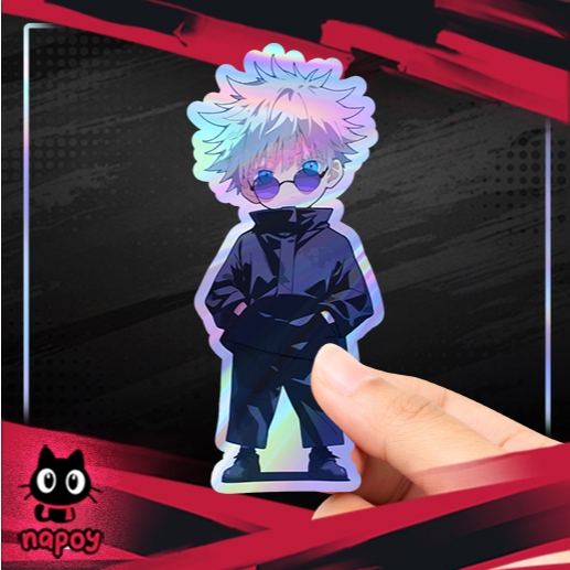

Stiker Hologram Anime Jujutsu Kaisen Gojo Potrait