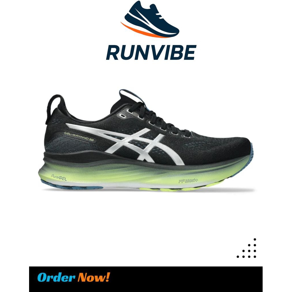 Sepatu Lari Pria Asics Gel Kayano 32 Luxe Black