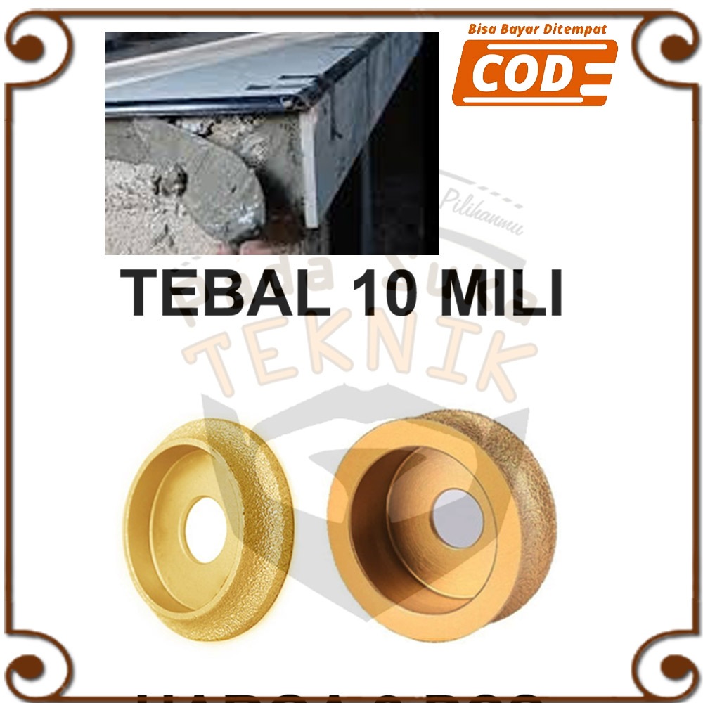 mata gerinda granit sisi sudut siku lis kuku macan bon bon pinggiran kramik mencetak bulat profil