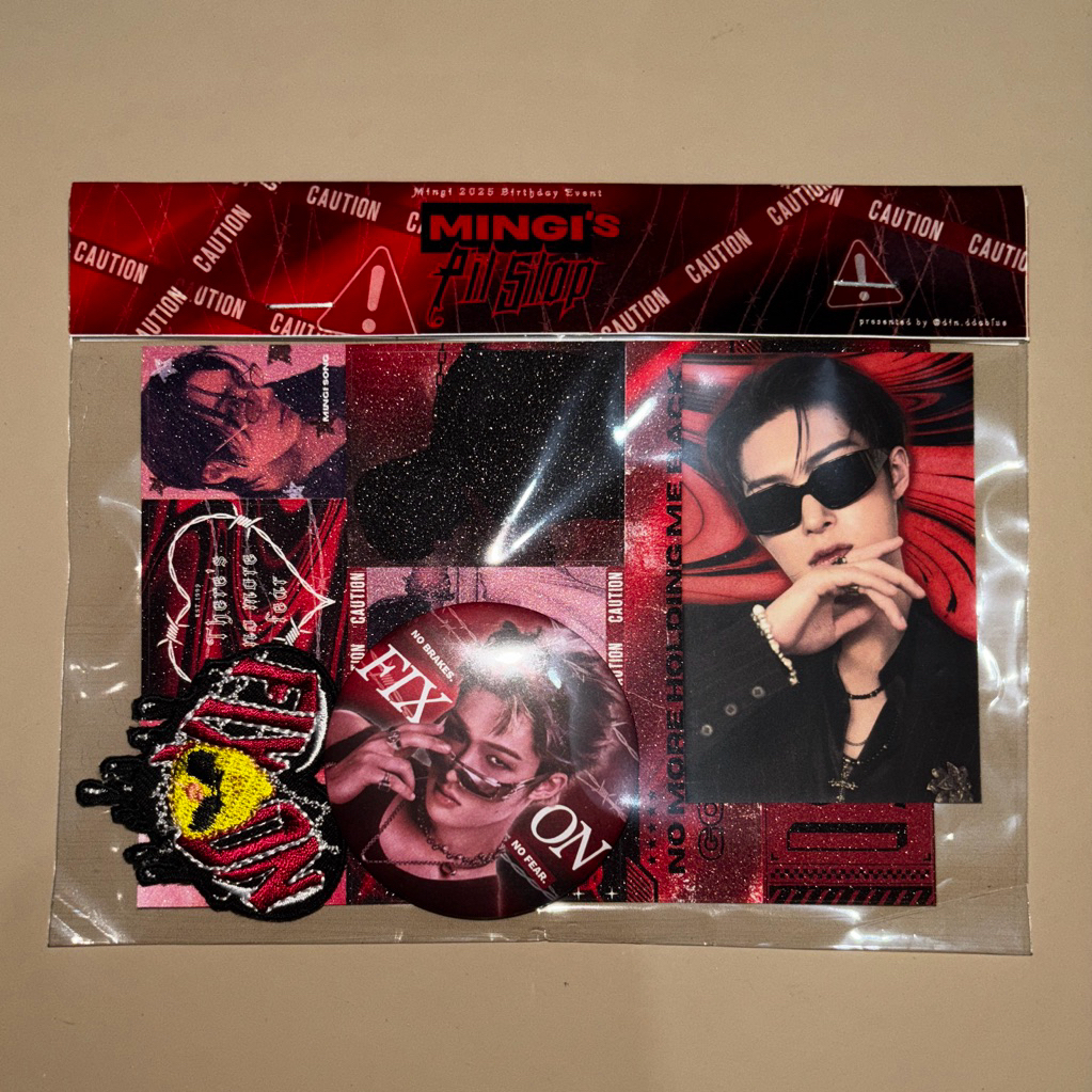 [FANKIT] Mingi’s Pit Stop - 2025 ATEEZ MINGI BIRTHDAY KIT by din.ddablue