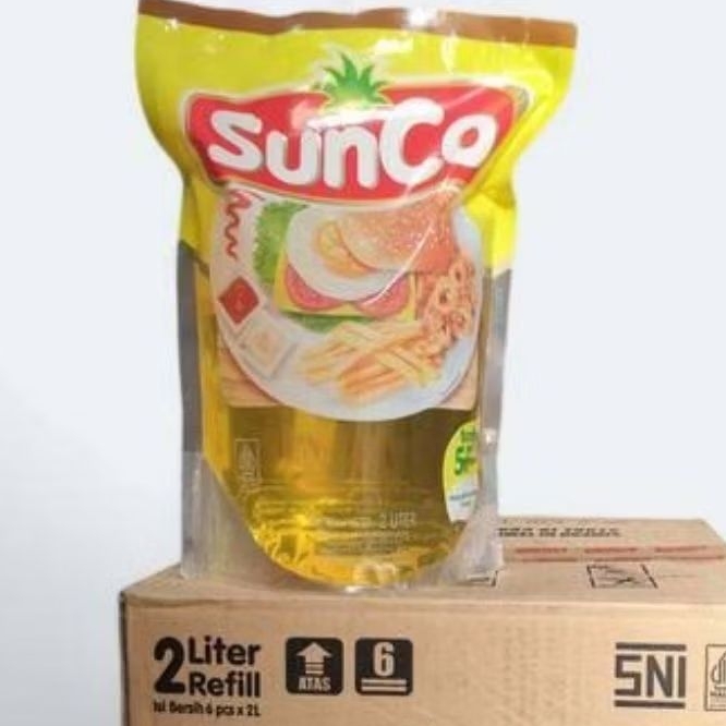

Minyak Goreng Sunco Asli 2Liter Kemasan Pouch 1pcs