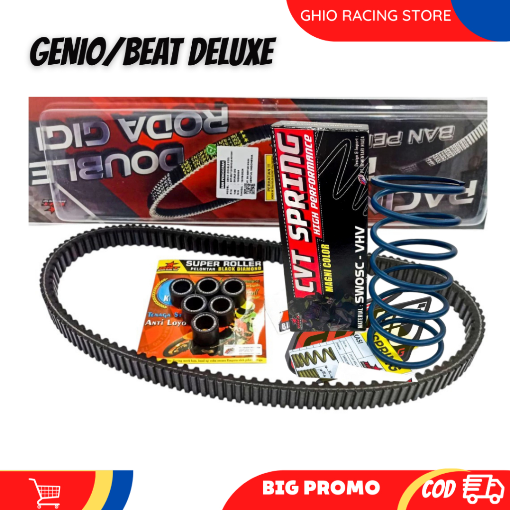 PAKET CVT BRT GENIO SCOOPY 2021-2022 BEAT DELUXE BEAT NEW PAKET KIRIAN BRT BEAT NEW PER CVT ROLLER V