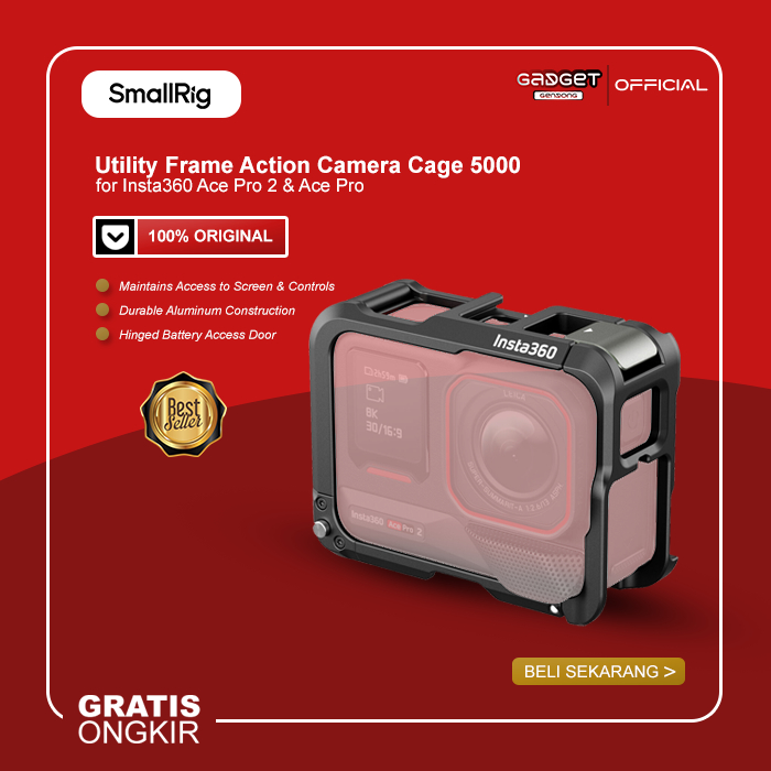 SmallRig 5000 Utility Frame for Insta360 Ace Pro 2 / Ace Pro Multifunctional Action Camera Cage