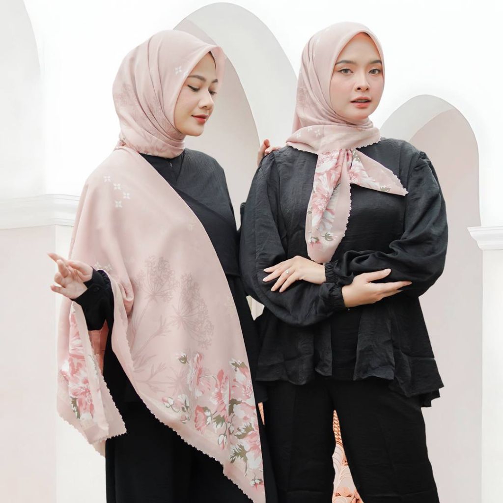 nayara scarf  / hijab motif premium / premium voal motif