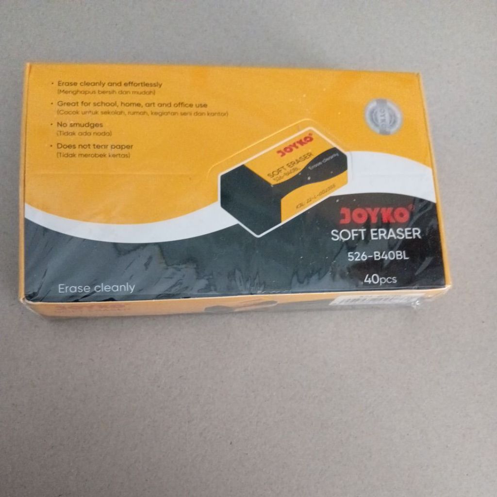 

JOYKO SOFT ERASER 526. B40BL 40pcs