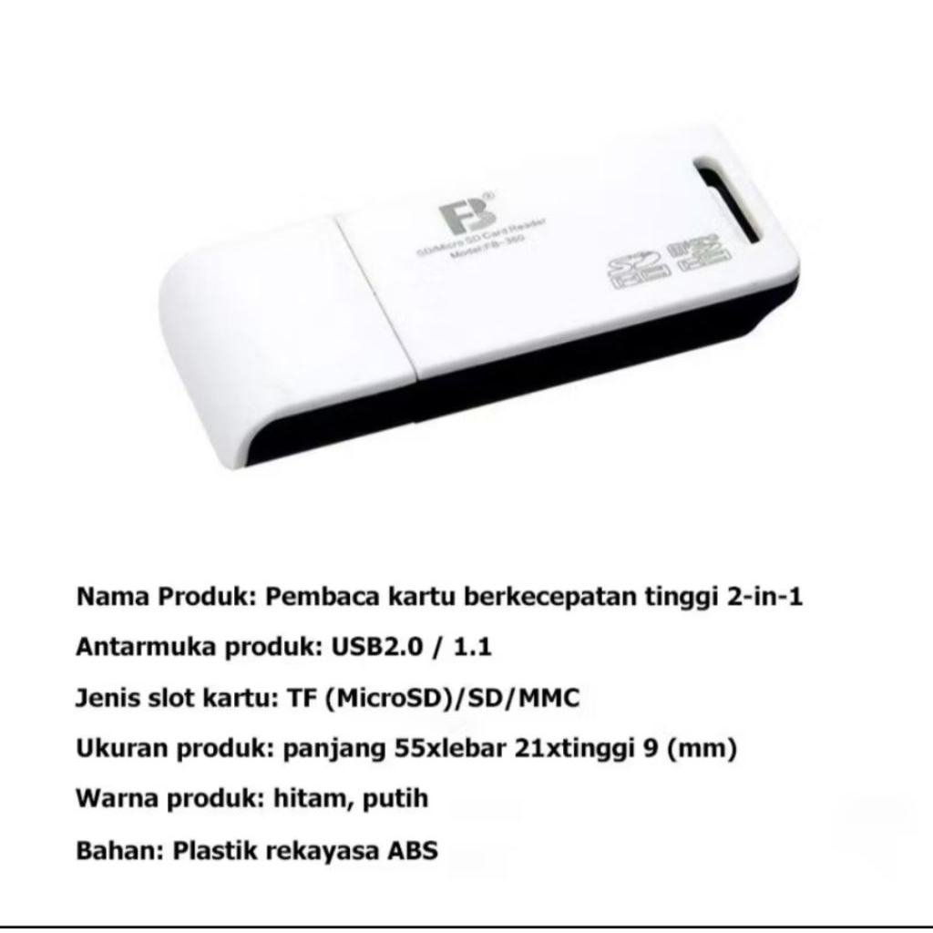 card reader + memori full isian, bisa untuk mobil, speaker aktif, komputer, tv