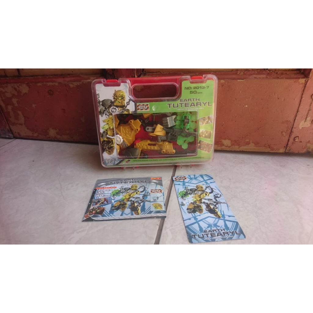 Mainan Robot Action Figure Earth Tutearyl War For The Invader Frm Space Hero Factory Rocka Bootleg/K