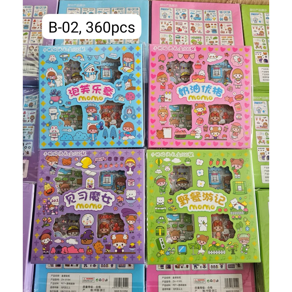 

ATK65 STICKER ANAK STIKER MIX KARAKTER LUCU 1BOX ISI 100