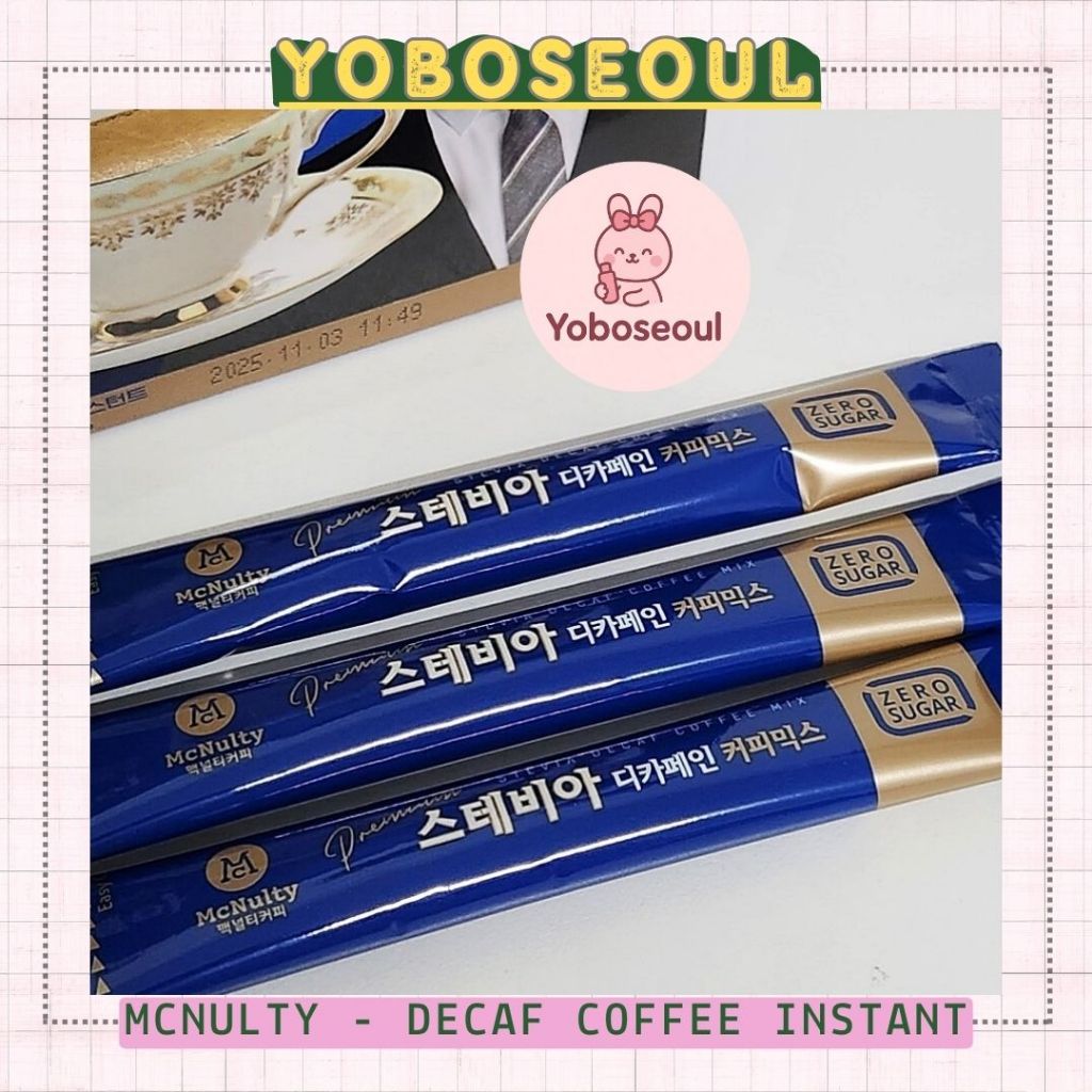 

YBSeoul - Mcnulty Stevia Decaf Coffee Mix - Zero Sugar (isi 1)