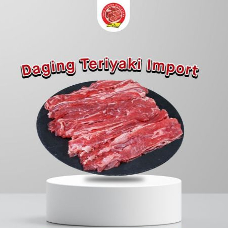 

Daging Slice Teriyaki Import 500 Gram / Beef Slice Lemak