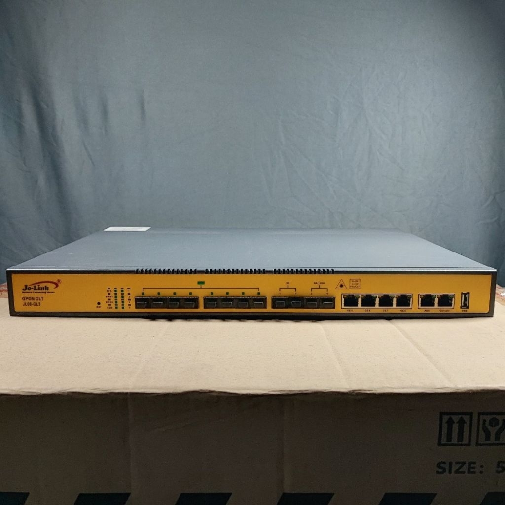 (PROMO) Olt Gpon 8Pon JL08-GL3 Jolink Uplink 10G Lengkap SFP 8dB/Olt Jolink By Vsol/Olt 8Pon Gpon