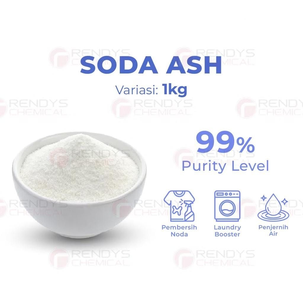 

Soda Ash / Abu Soda / Natrium Karbonat 1kg