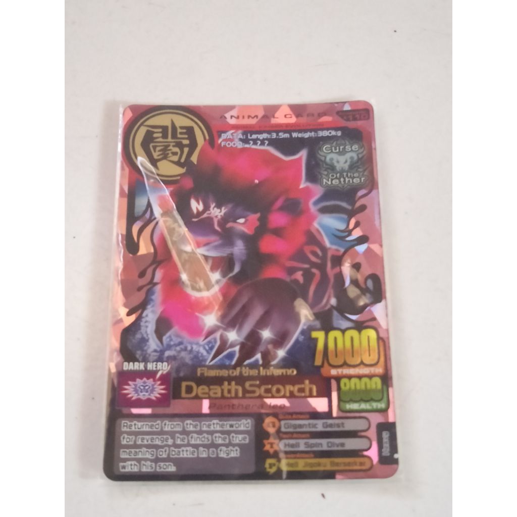 Animal Kaiser Death Scorch ORI Evo 7 Ultra Rare BOOKED RICKYFIRE